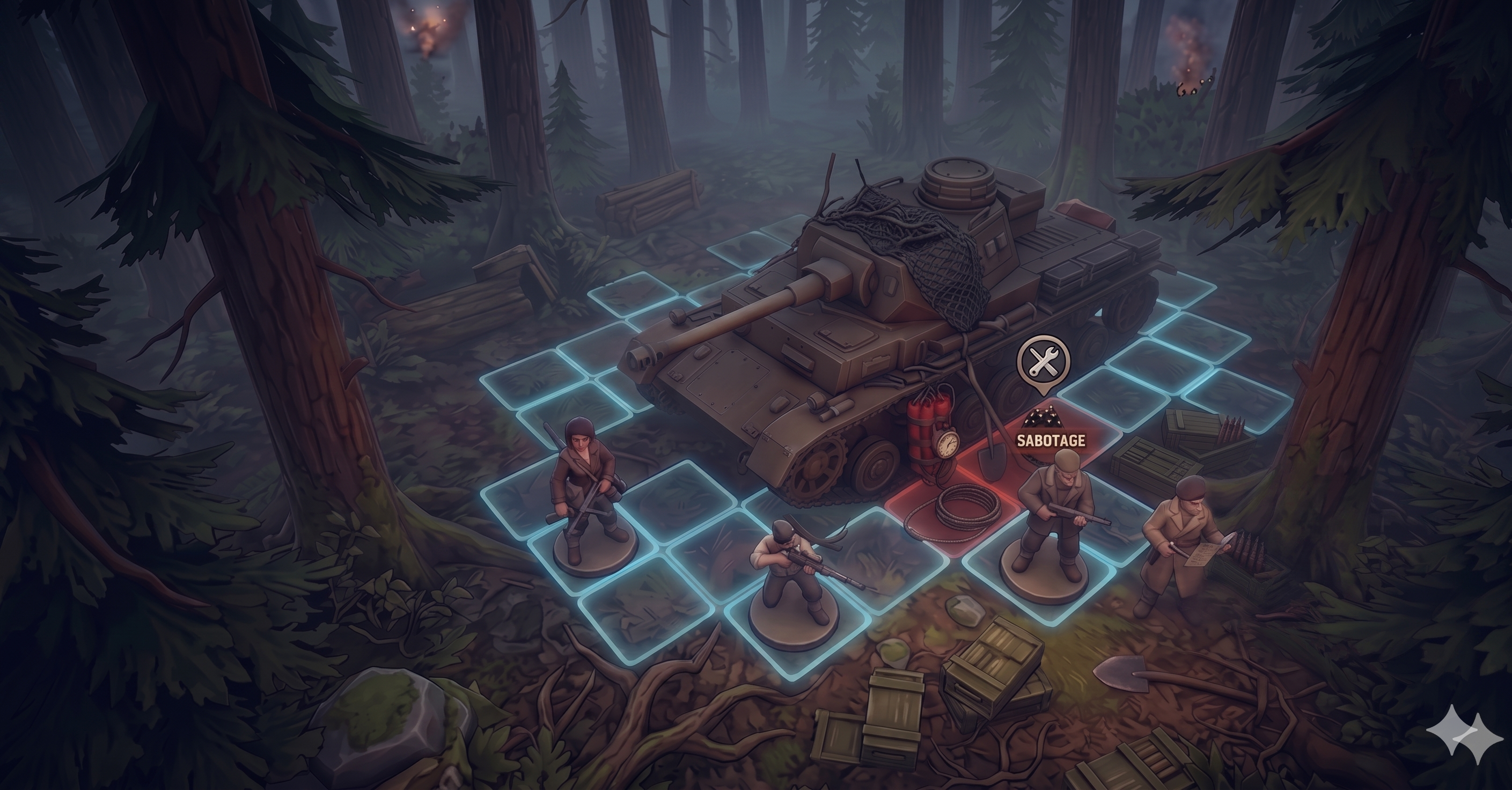 Scenario gameplay in the field